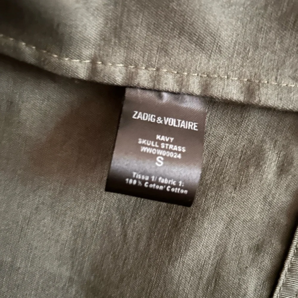 Zadig and Voltaire Military Style Jacket Kaki - Picture 3 of 7